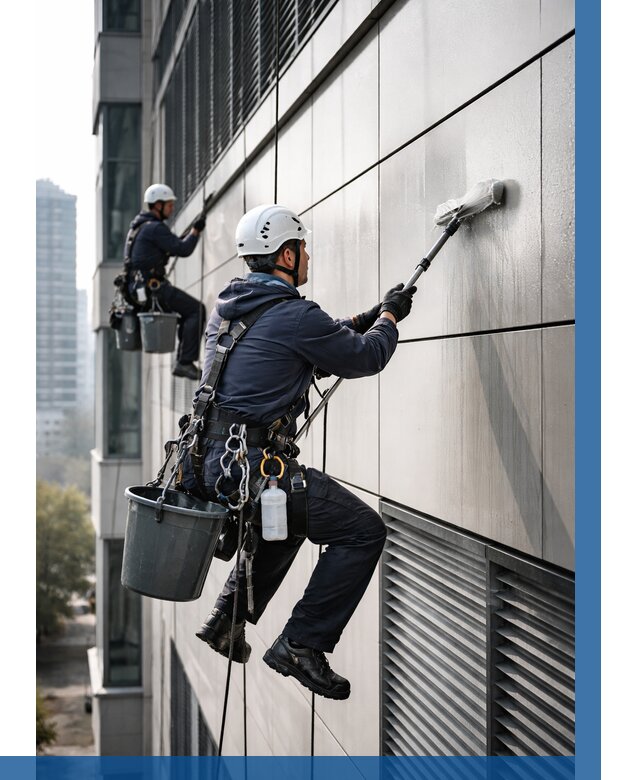 Мойка вентилируемого фасада в Мончегорске от 253 р. | ВЫСОТНИК-Мнч