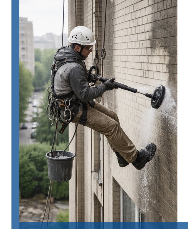 Очистка фасада от копоти в Мончегорске профессионально и безопасно