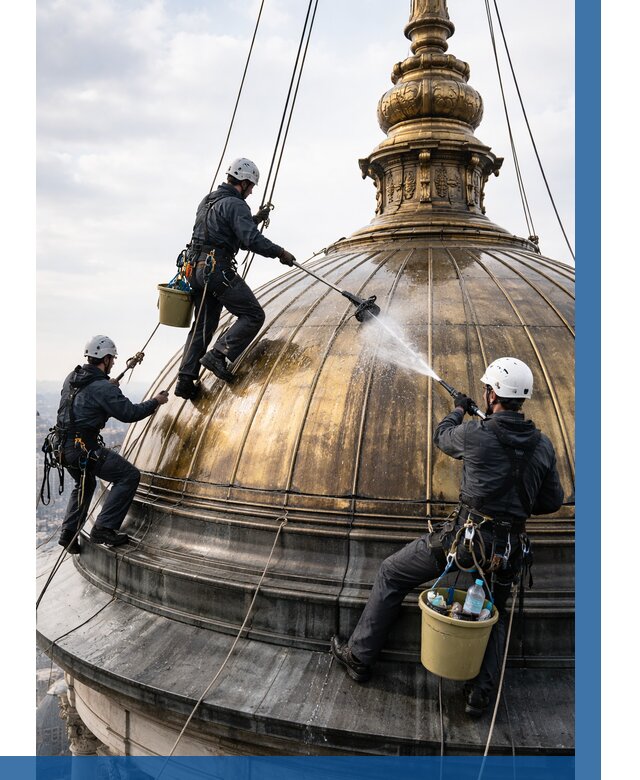 Мойка куполов и шпилей в Мончегорске от 8080 р. - заказать | ВЫСОТНИК-Мнч