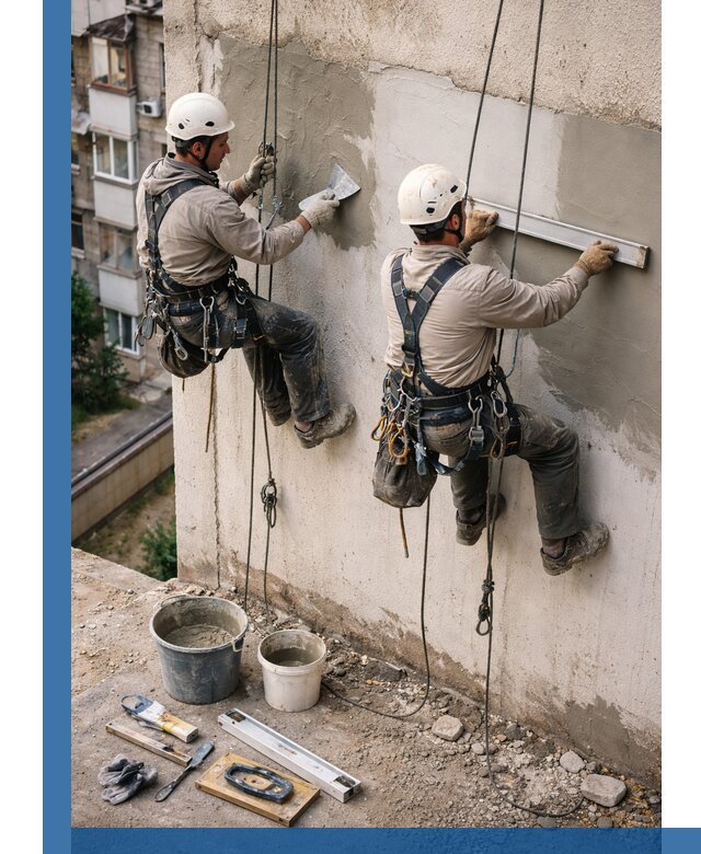 Комплексный ремонт штукатурного фасада с гарантией в Мончегорске