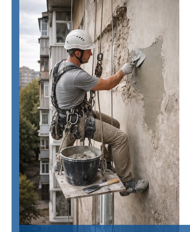 Восстановление фасадной штукатурки в Мончегорске с гарантией качества