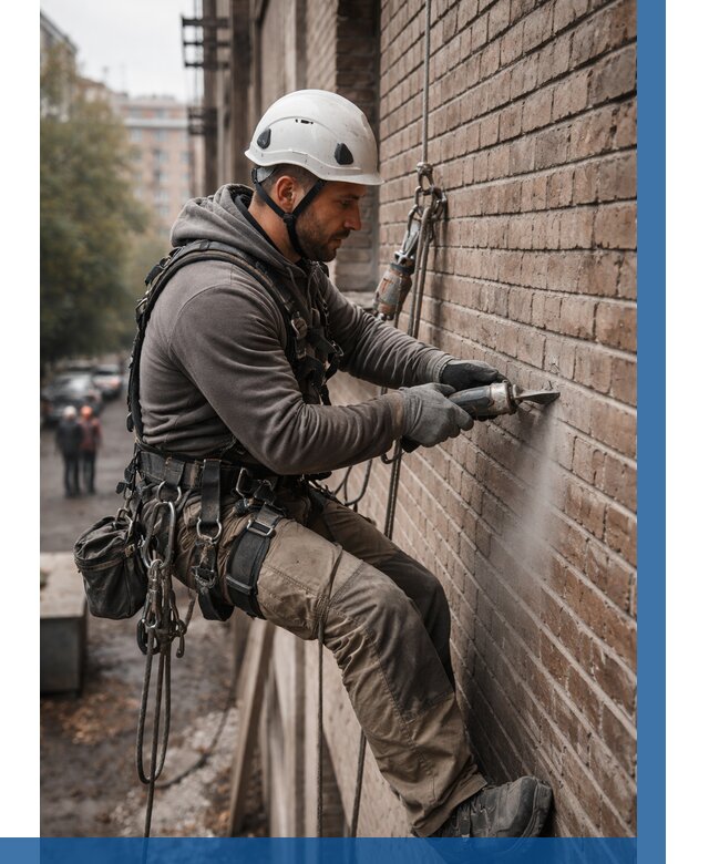 Расшивка кирпичных швов в Мончегорске от 606 р. | ВЫСОТНИК-Мнч