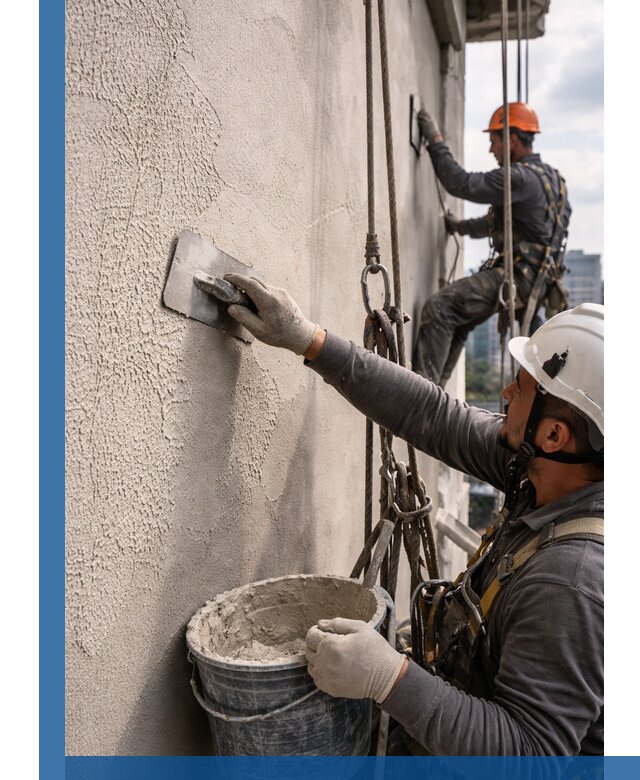 Декоративная штукатурка фасада с утеплением и защитой в Мончегорске