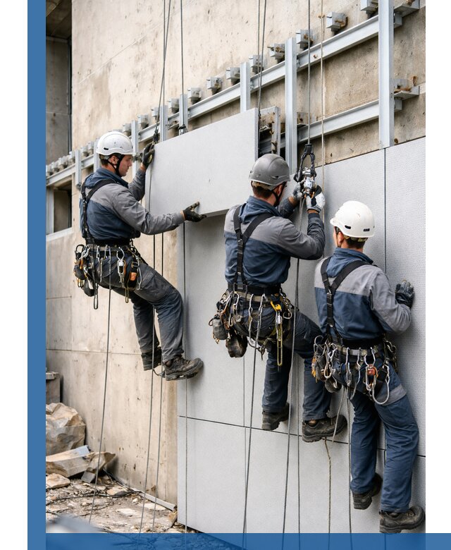 Монтаж вентилируемого фасада в Мончегорске под ключ с гарантией качества