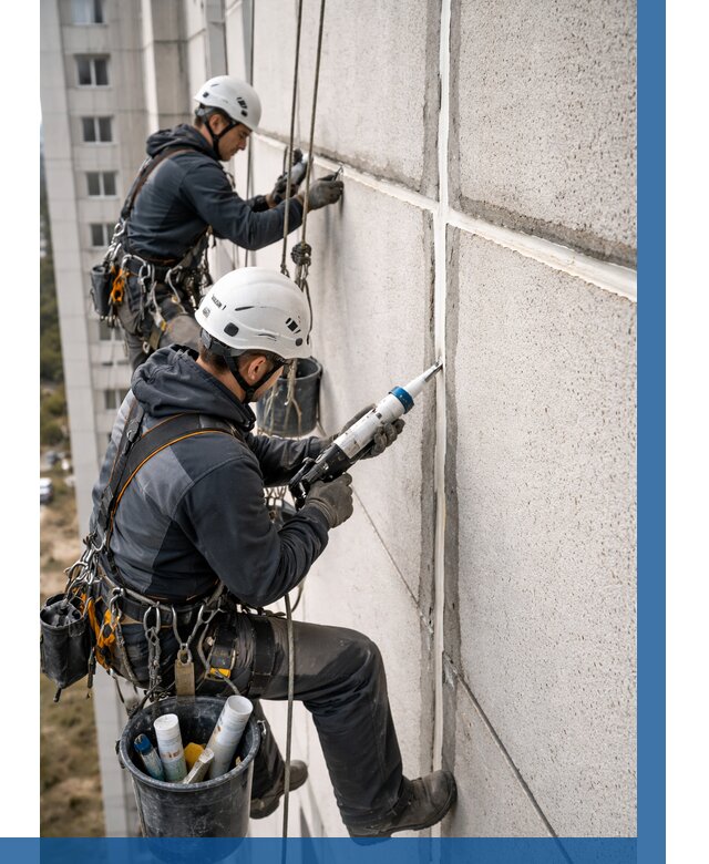 Герметизация межпанельных швов в Мончегорске от 707 р. | ВЫСОТНИК-Мнч