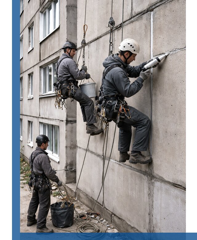 Герметизация межпанельных швов в Мончегорске с гарантией герметичности