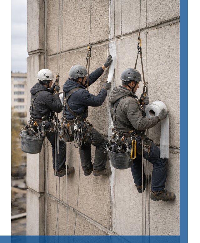 Ремонт межпанельных швов в Мончегорске от 758 р. | ВЫСОТНИК-Мнч