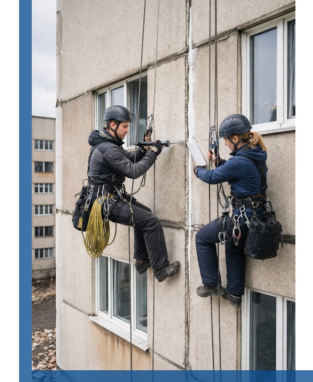 Герметизация межпанельных швов тёплым швом в Мончегорске