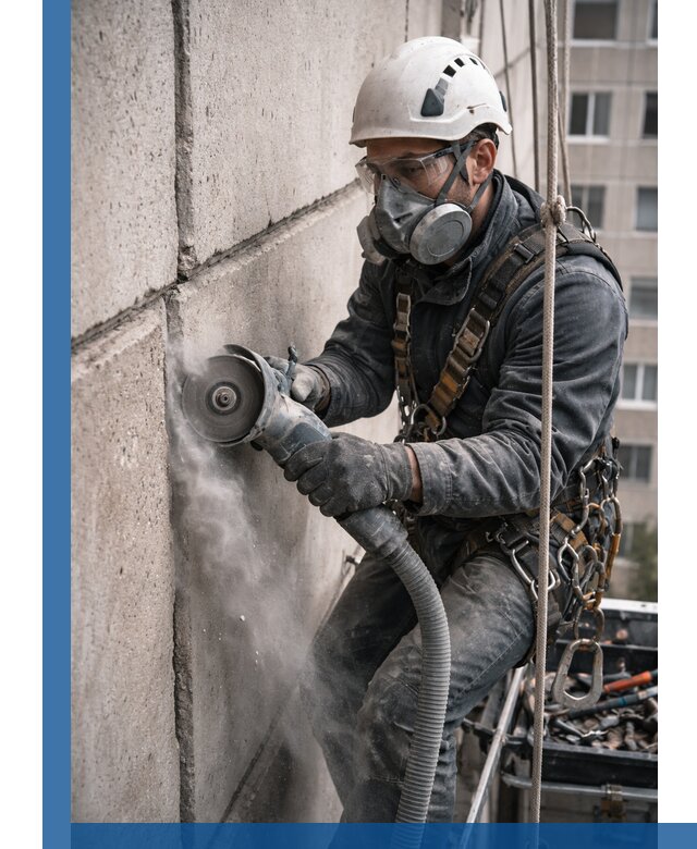 Штробление межпанельных швов в Мончегорске качественно и быстро