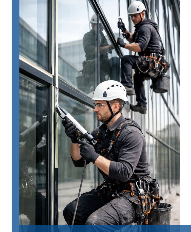 Герметизация витражных швов в Мончегорске для зданий и фасадов