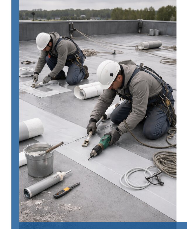 Ремонт мембранной кровли в Мончегорске качественно и с гарантией