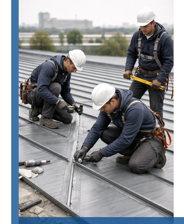 Ремонт фальцевой кровли в Мончегорске срочно и качественно