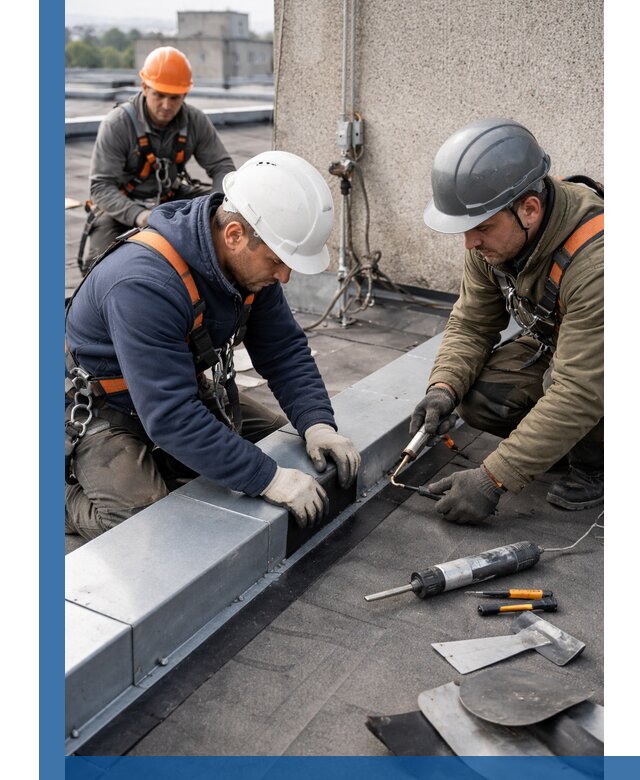 Ремонт кровельных примыканий в Мончегорске профессионально