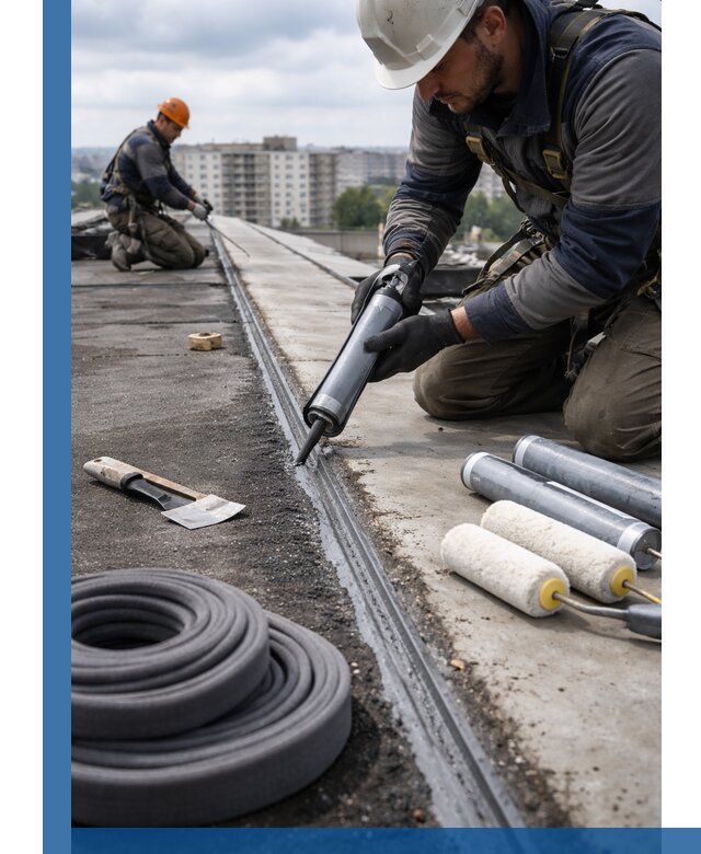 Герметизация швов кровли в Мончегорске с гарантией герметичности