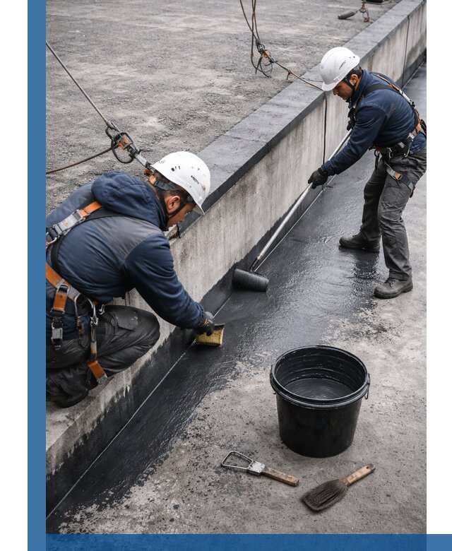 Гидроизоляция кровли жидкой резиной профессионально в Мончегорске