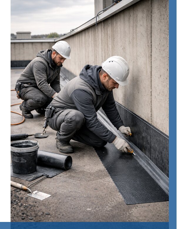 Гидроизоляция примыканий на кровле в Мончегорске от 909 р. | ВЫСОТНИК-Мнч