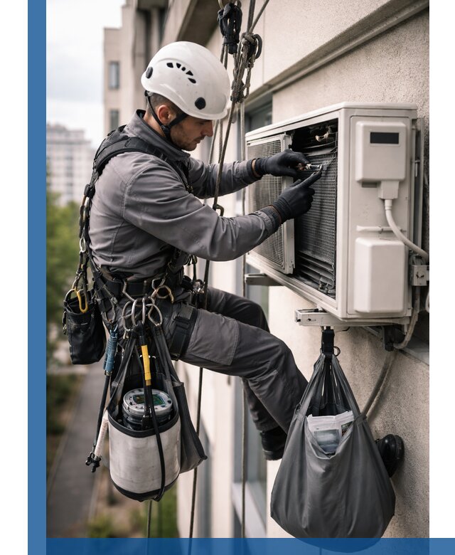 Обслуживание внешнего блока кондиционера в Мончегорске профессионально