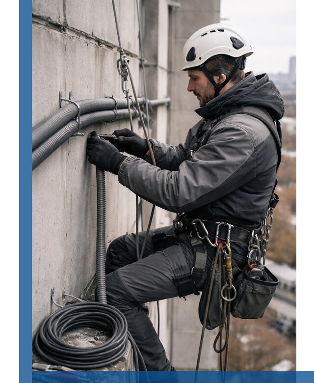 Профессиональный монтаж гофры для кабеля в Мончегорске с гарантией