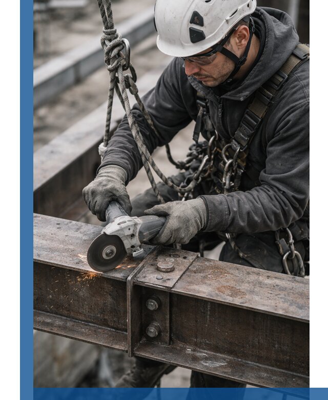 Резка металла на высоте в Мончегорске для зданий и конструкций