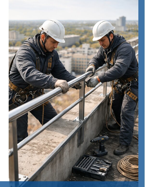 Монтаж перил на высоте в Мончегорске от 2525 р. | ВЫСОТНИК-Мнч