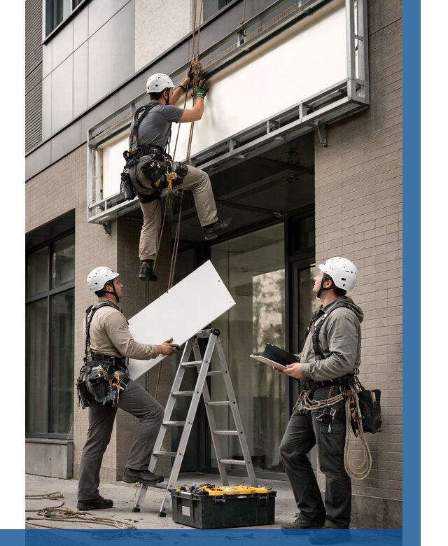 Монтаж светового короба в Мончегорске от 6565 р. | ВЫСОТНИК-Мнч