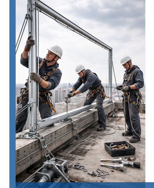 Монтаж крышных рекламных конструкций под ключ в Мончегорске