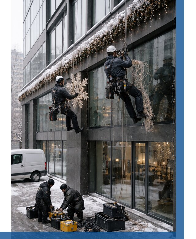 Демонтаж новогоднего оформления в Мончегорске от 5555 р. | ВЫСОТНИК-Мнч