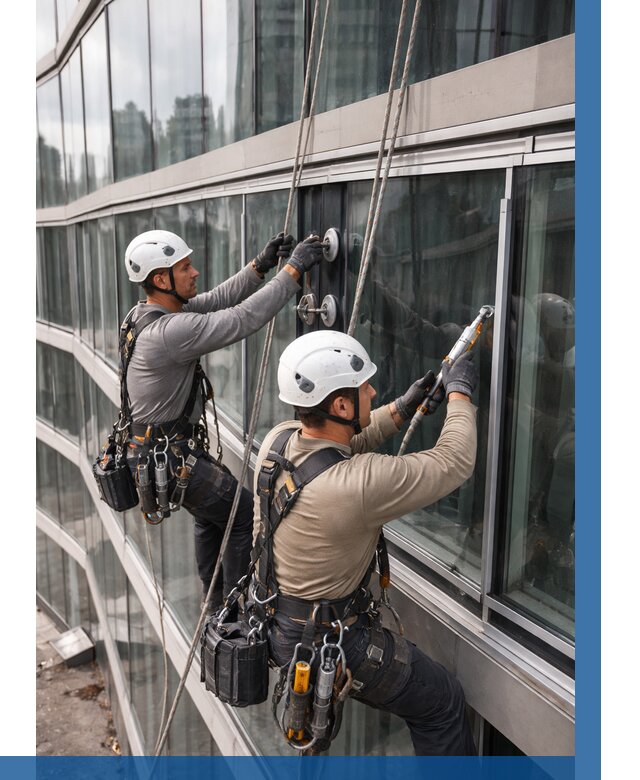 Радиусное остекление фасада в Мончегорске от 12120 р. | ВЫСОТНИК-Мнч