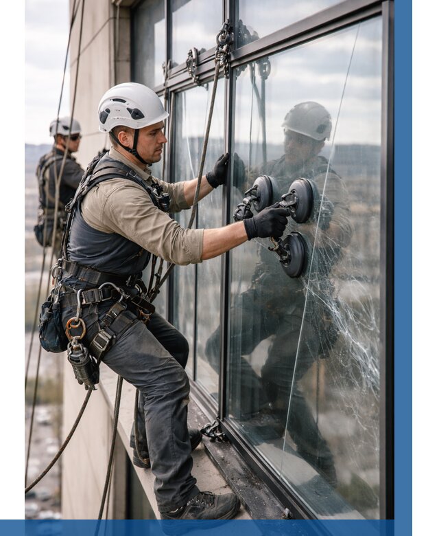 Замена стекла в витраже в Мончегорске под ключ от 8585 р. | ВЫСОТНИК-Мнч