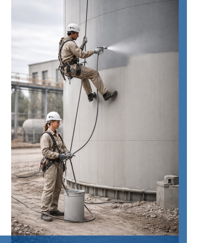 Покраска резервуаров в Мончегорске от 1212 р. | ВЫСОТНИК-Мнч — заказать