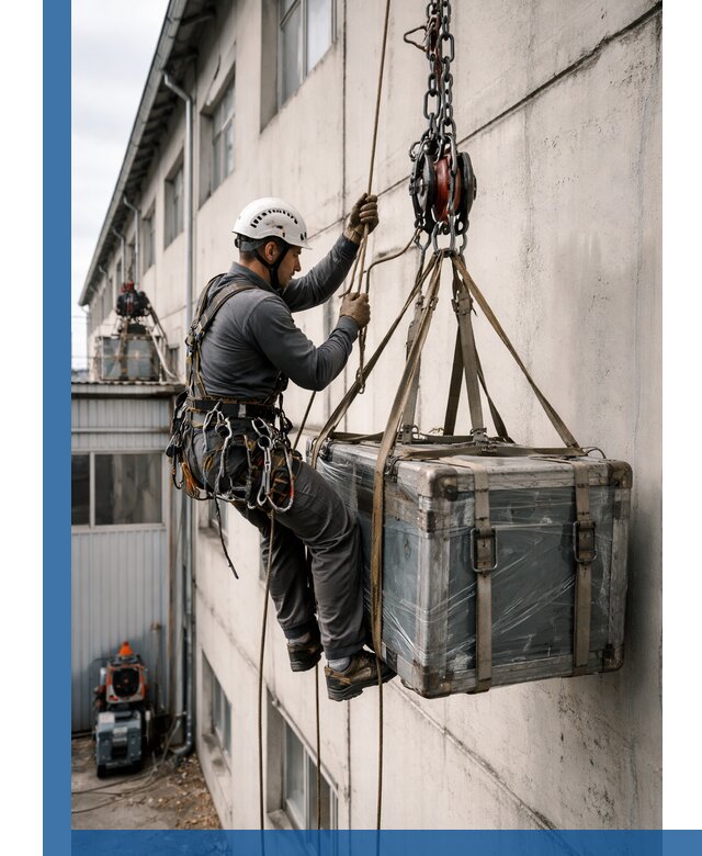 Подъем грузов на высоту в Мончегорске для промышленных объектов