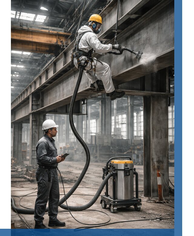 Обеспыливание конструкций в цехе в Мончегорске от 4242 р. | ВЫСОТНИК-Мнч