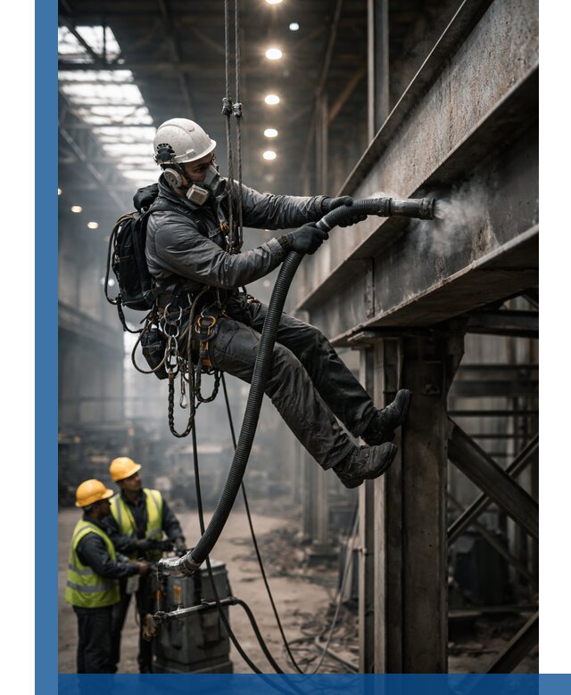 Обеспыливание конструкций в цехах промышленного производства в Мончегорске