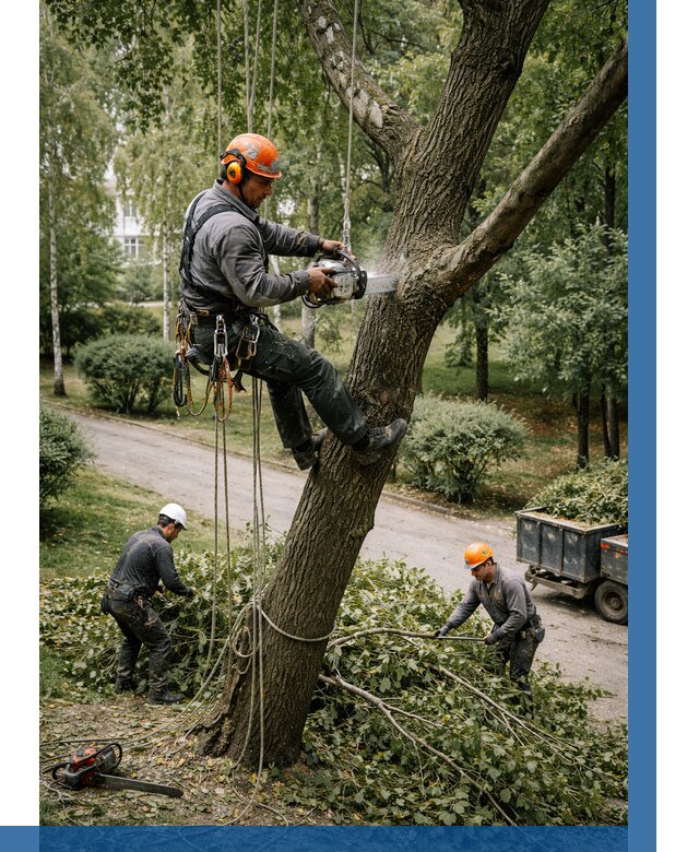 Кронирование деревьев в Мончегорске от 6565 р. | ВЫСОТНИК-Мнч