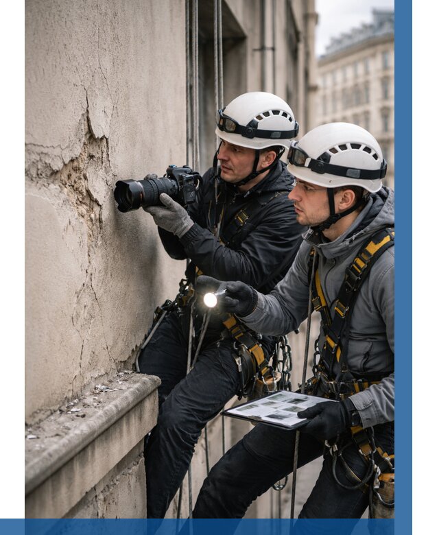 Фотофиксация дефектов фасада в Мончегорске от 4545 р. | ВЫСОТНИК-Мнч