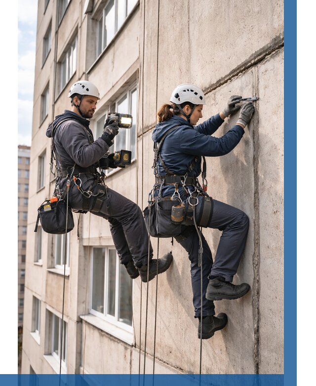 Обследование межпанельных швов в Мончегорске от 1818 р. | ВЫСОТНИК-Мнч