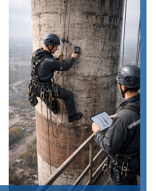 Обследование дымовой трубы в Мончегорске от 8080 р. | ВЫСОТНИК-Мнч