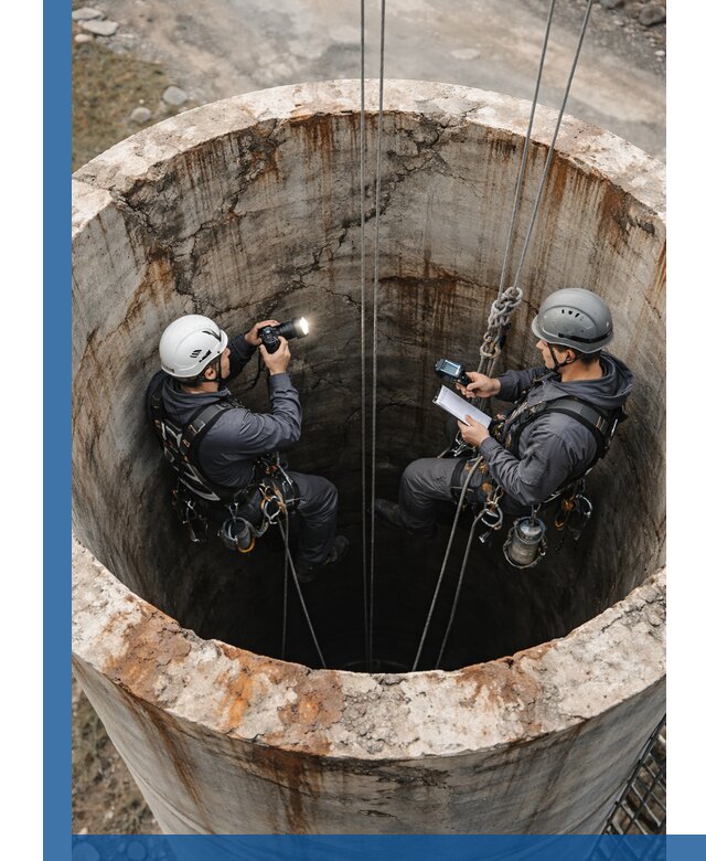 Обследование дымовой трубы: диагностика и оценка состояния в Мончегорске